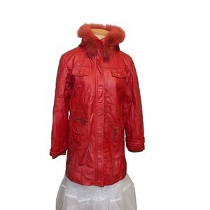 Sergio Beninni Woman 100% Leather Jacket Size 3XL